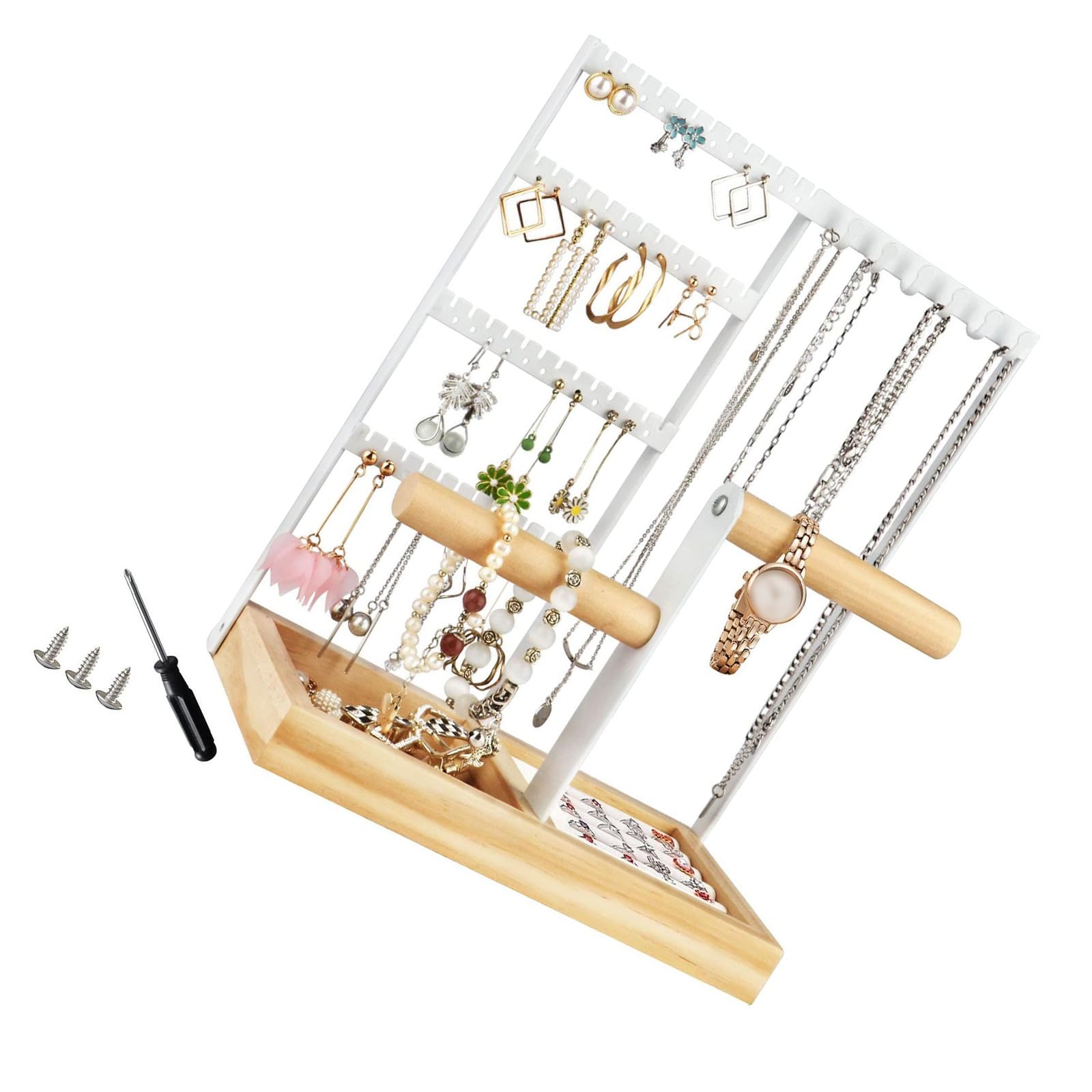 Amazon｜アクセサリースタンド 人気 ピアススタンド ジュエリー収納 大